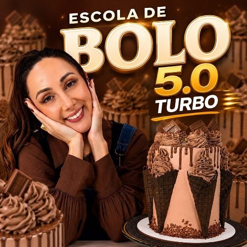 Curso Escola de Bolos 5.0 Turbo da Marrara Bortoloti