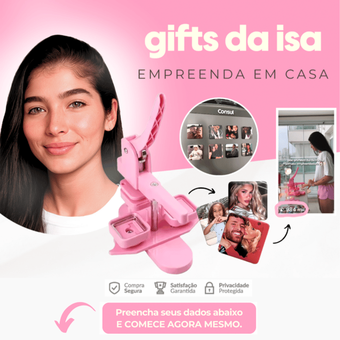 Curso Gifts da Isa Empreenda em Casa